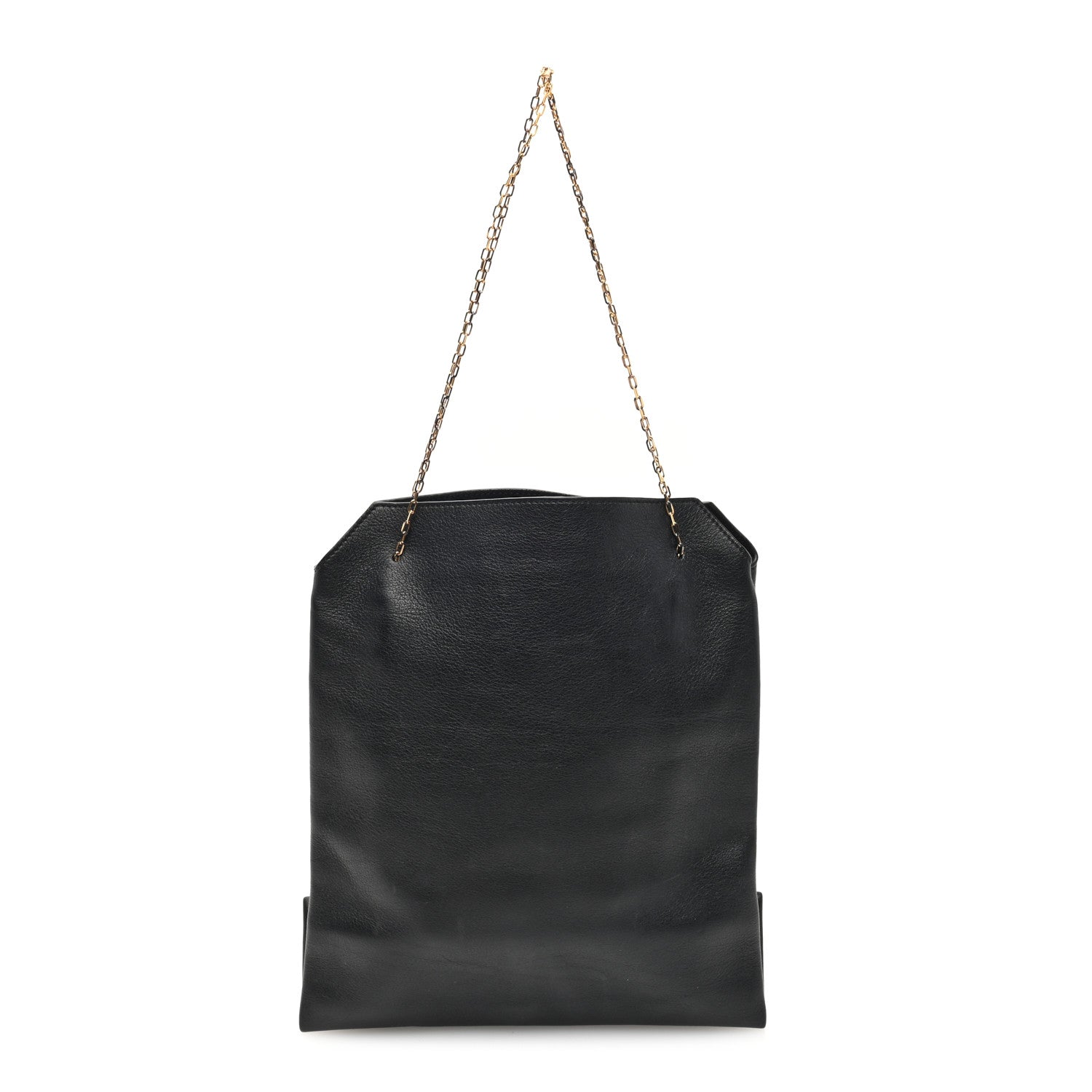 The Row Smooth Calfskin Small Lunch Bag Black 1 of 9