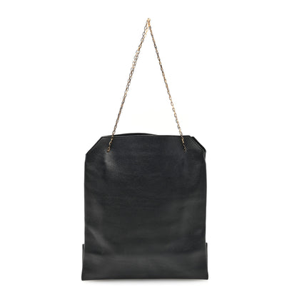 The Row Smooth Calfskin Small Lunch Bag Black Black 1 of 9