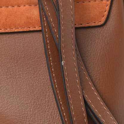 Chloe Suede Calfskin Mini Faye Backpack Tan 5 of 7