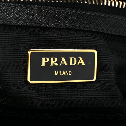 Prada Saffiano Small Galleria Double Zip Tote Black 5 of 11