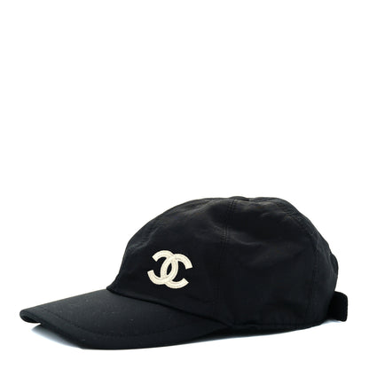 Chanel Cotton CC Cap Hat Black 1 of 10