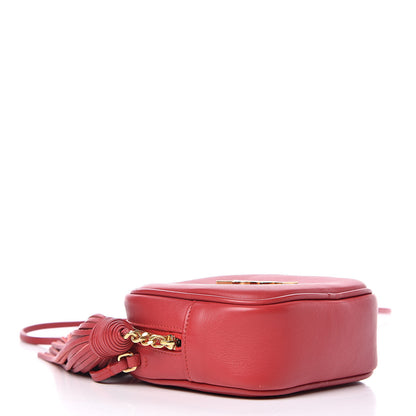 Saint Laurent Nappa Monogram Blogger Bag New Red 4 of 8