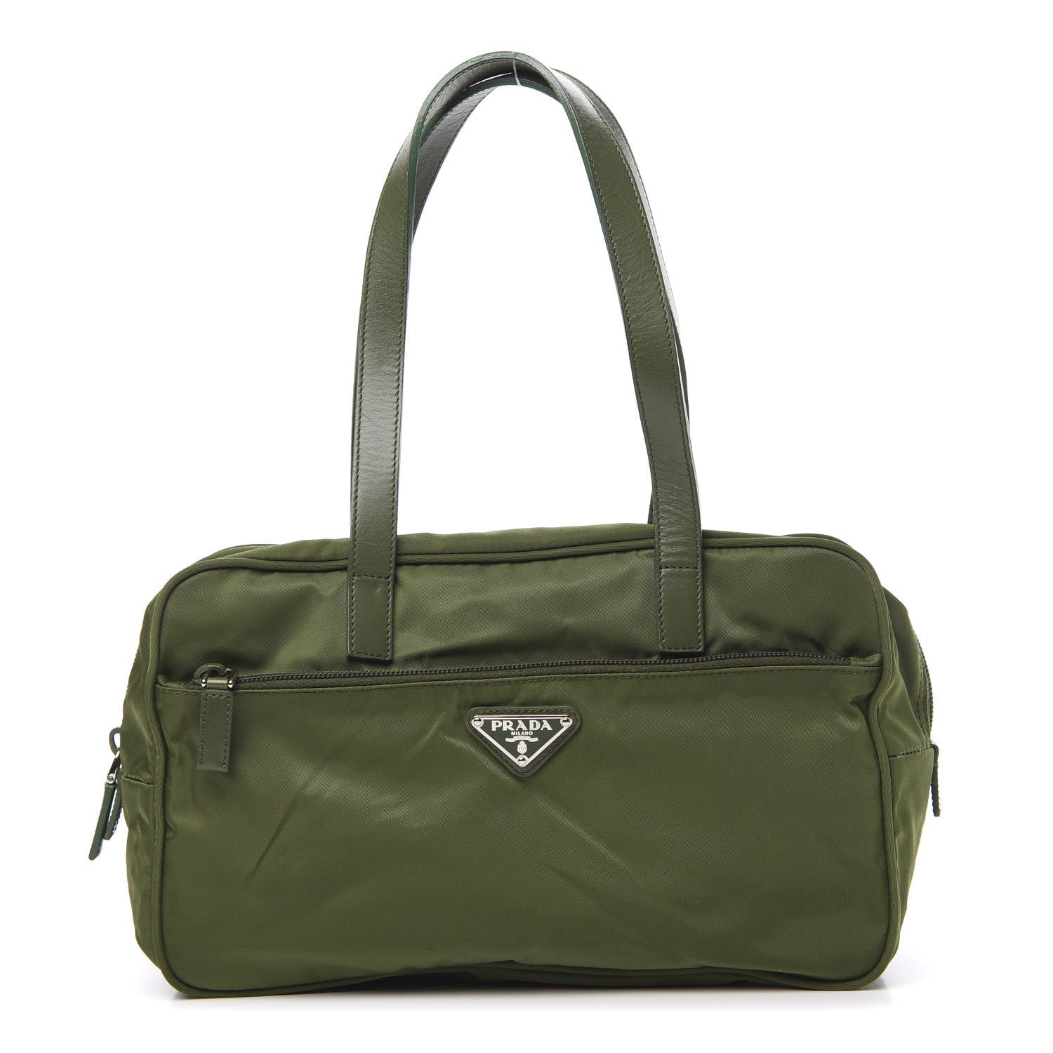Prada Nylon Vela Sport Duffle Militare 1 of 12