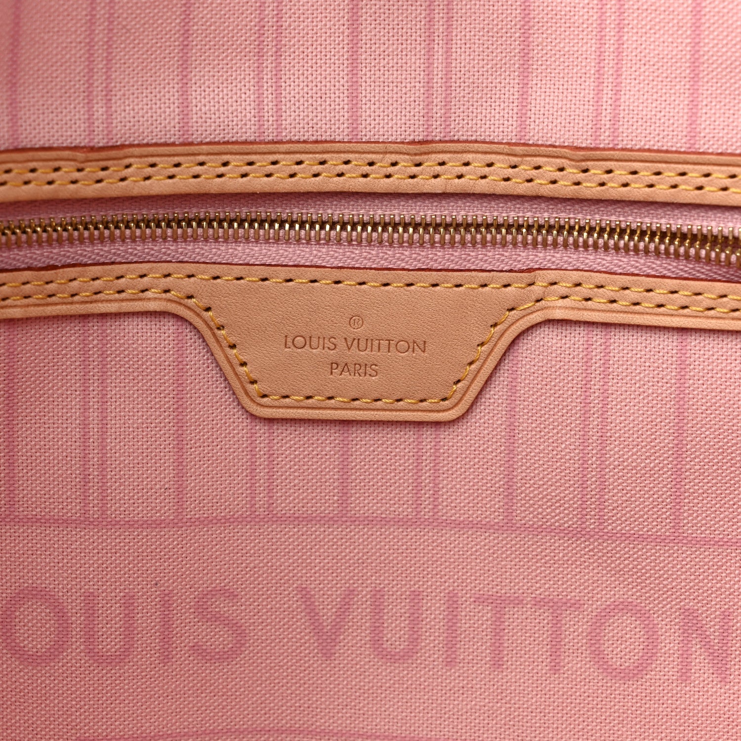 Louis Vuitton Damier Azur Neo Neverfull MM Rose Ballerine 7 of 9
