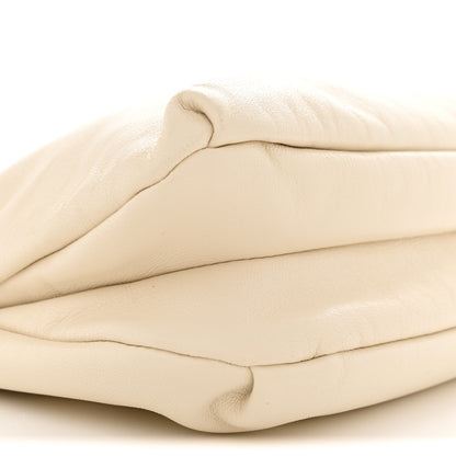 The Row Grained Calfskin Bourse Clutch Ivory 8 of 9