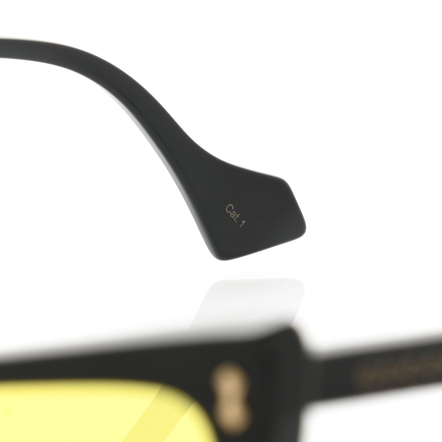 Acetate Cat Eye Sunglasses GG0626S Black Yellow