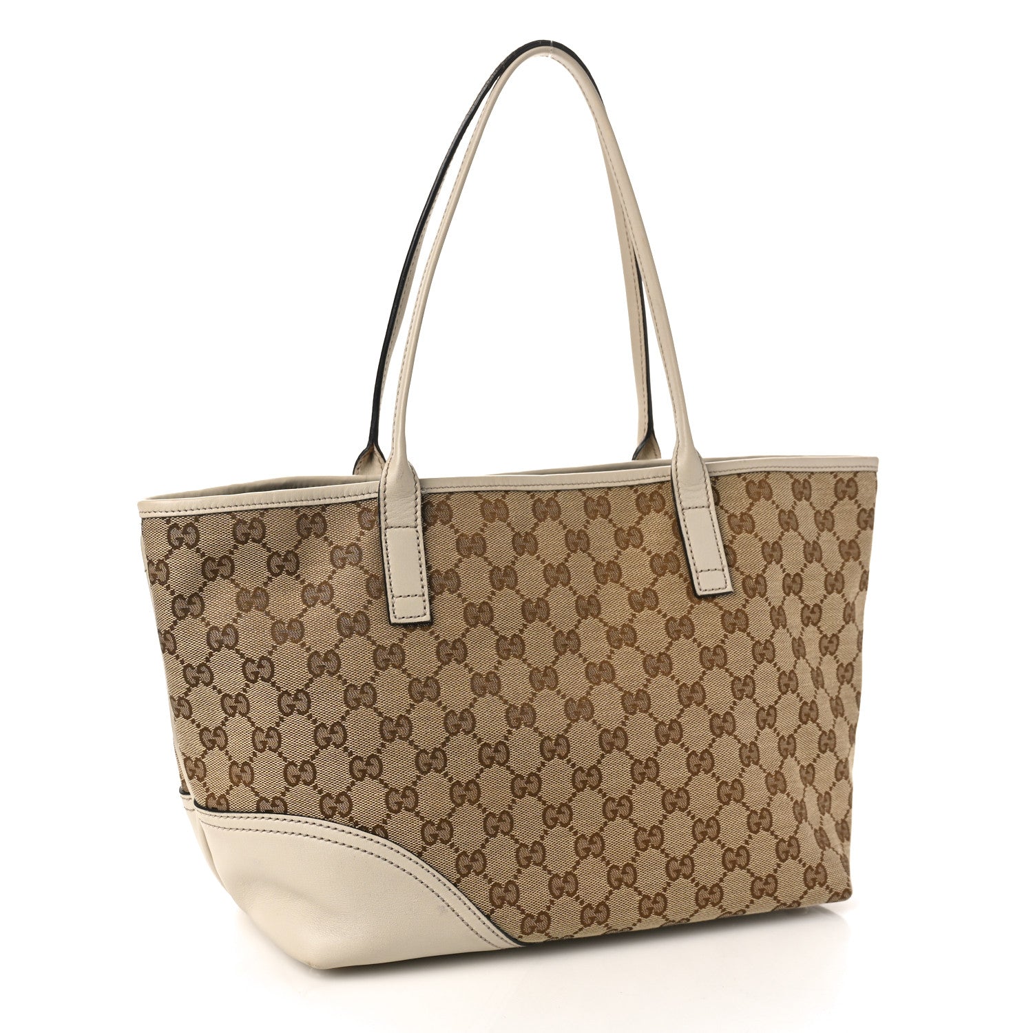 Gucci Monogram Medium New Britt Tote Off White 3 of 12