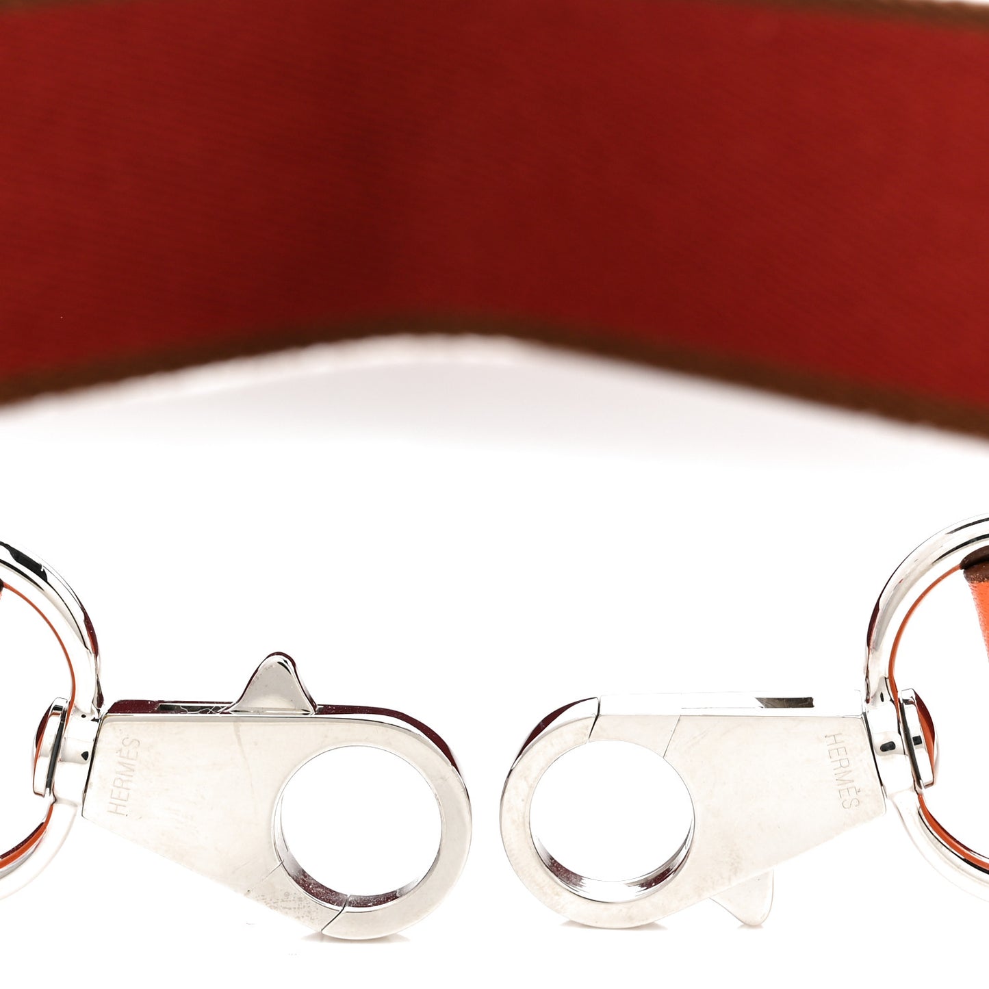 Toile Taurillon Clemence Shoulder Strap Orange Multicolor