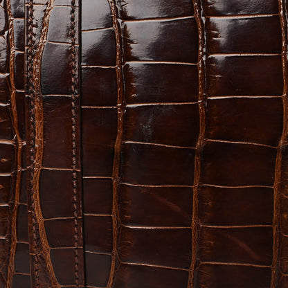 Hermes Shiny Porosus Crocodile Birkin 35 Miel 10 of 14