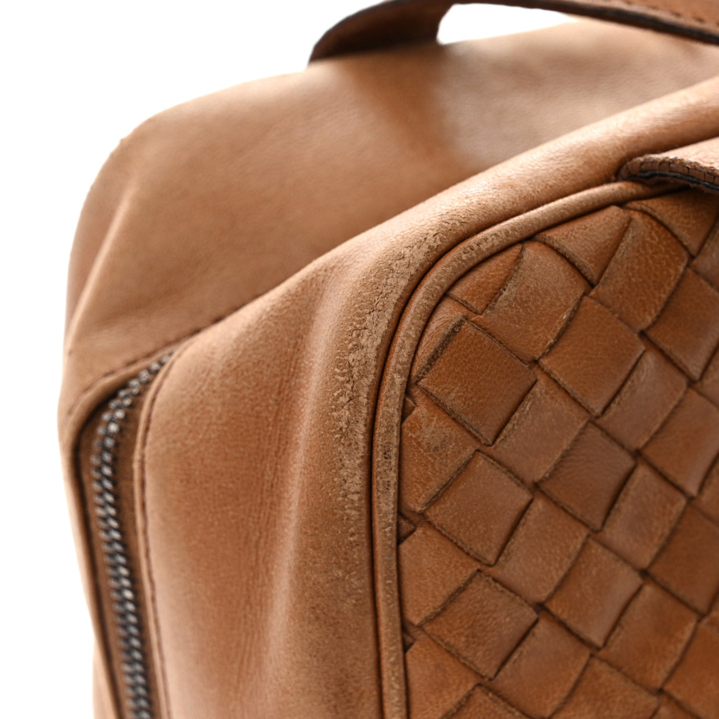 Nappa Intrecciato Cosmetic Bag Noce