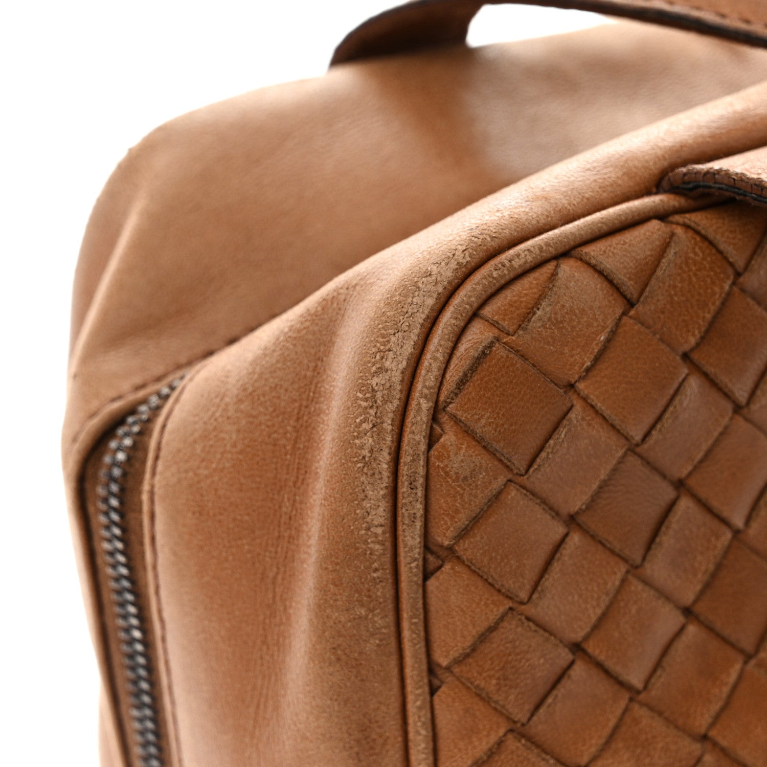 Bottega Veneta Nappa Intrecciato Cosmetic Bag Noce 15 of 17