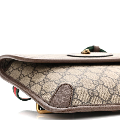 Gucci GG Supreme Monogram Neo Vintage Web Belt Bag Brown 9 of 10