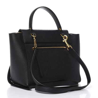 Celine Grained Calfskin Micro Belt Bag Black 3 of 13