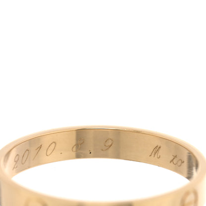 Cartier 18K Yellow Gold 3.5mm LOVE Wedding Band Ring 62 10 5 of 6