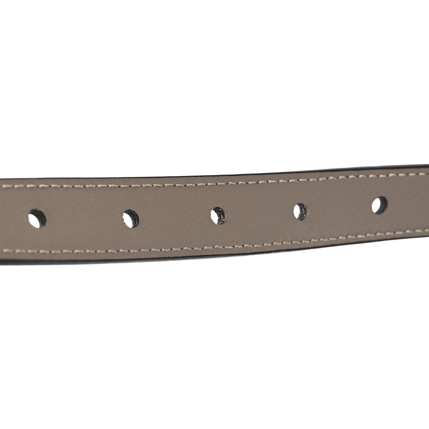 Vitello King Fendi O'Lock 2CM Belt 95 38 Tortora