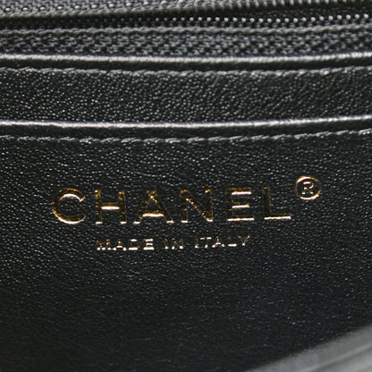 Chanel Lambskin Quilted Mini Square Flap Black 6 of 9