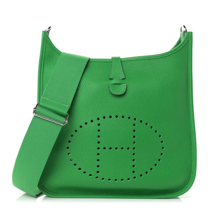 Hermes Taurillon Clemence Evelyne III PM Bambou 1 of 8