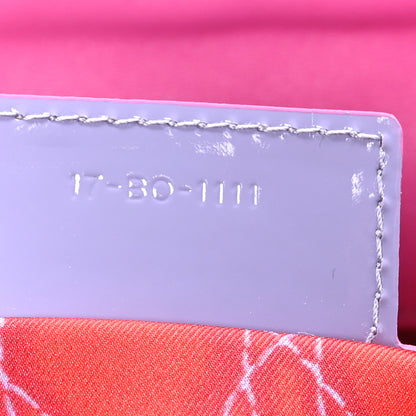 Christian Dior Lambskin Cannage New Lock Flap Pink Purple 8 of 11