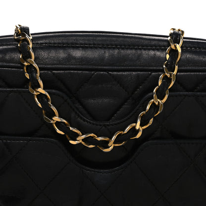 Chanel Lambskin Quilted CC Tassel Camera Case Black 9 of 14