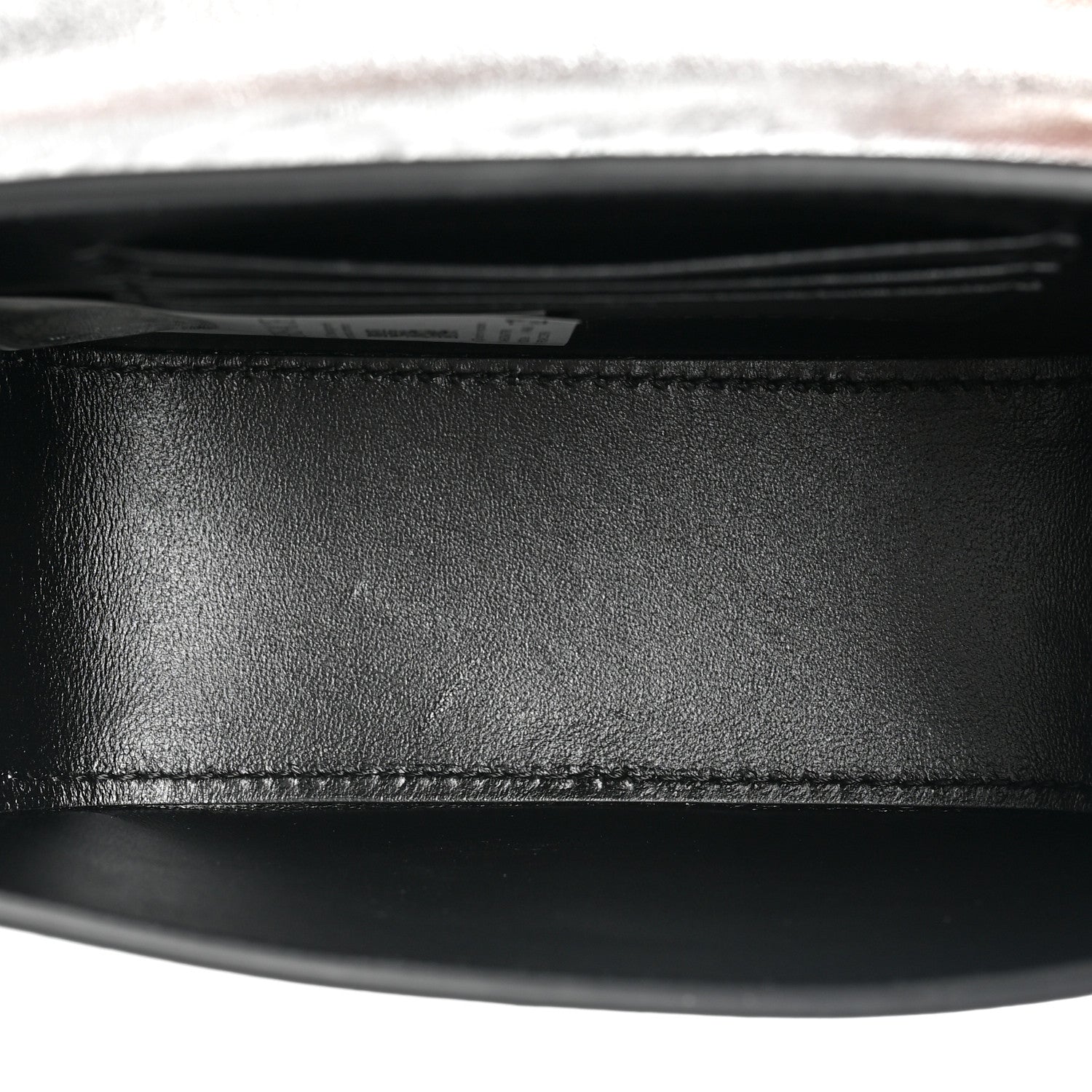 Versace Metallic Crackled Lambskin Mini La Medusa Silver 5 of 8