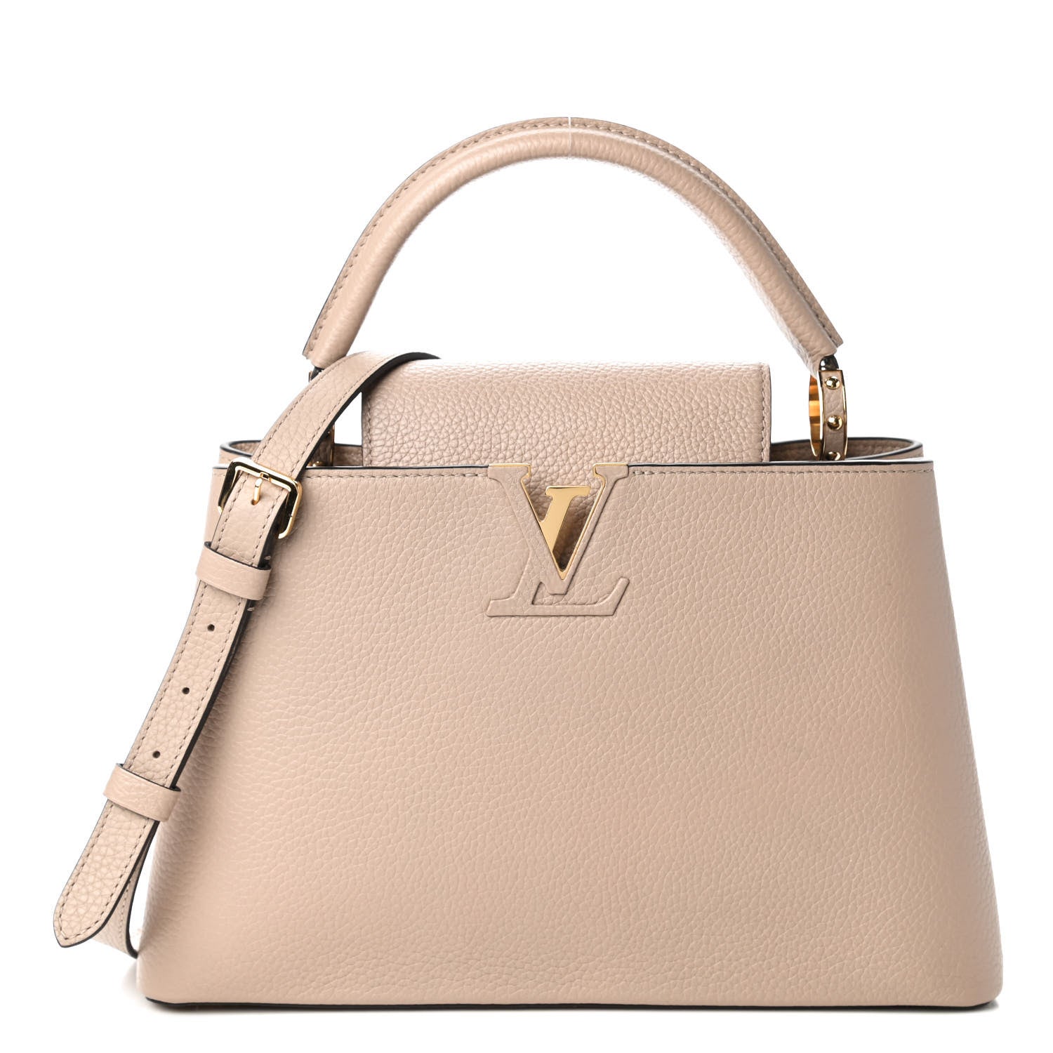 Louis Vuitton Taurillon Capucines PM Galet 1 of 9