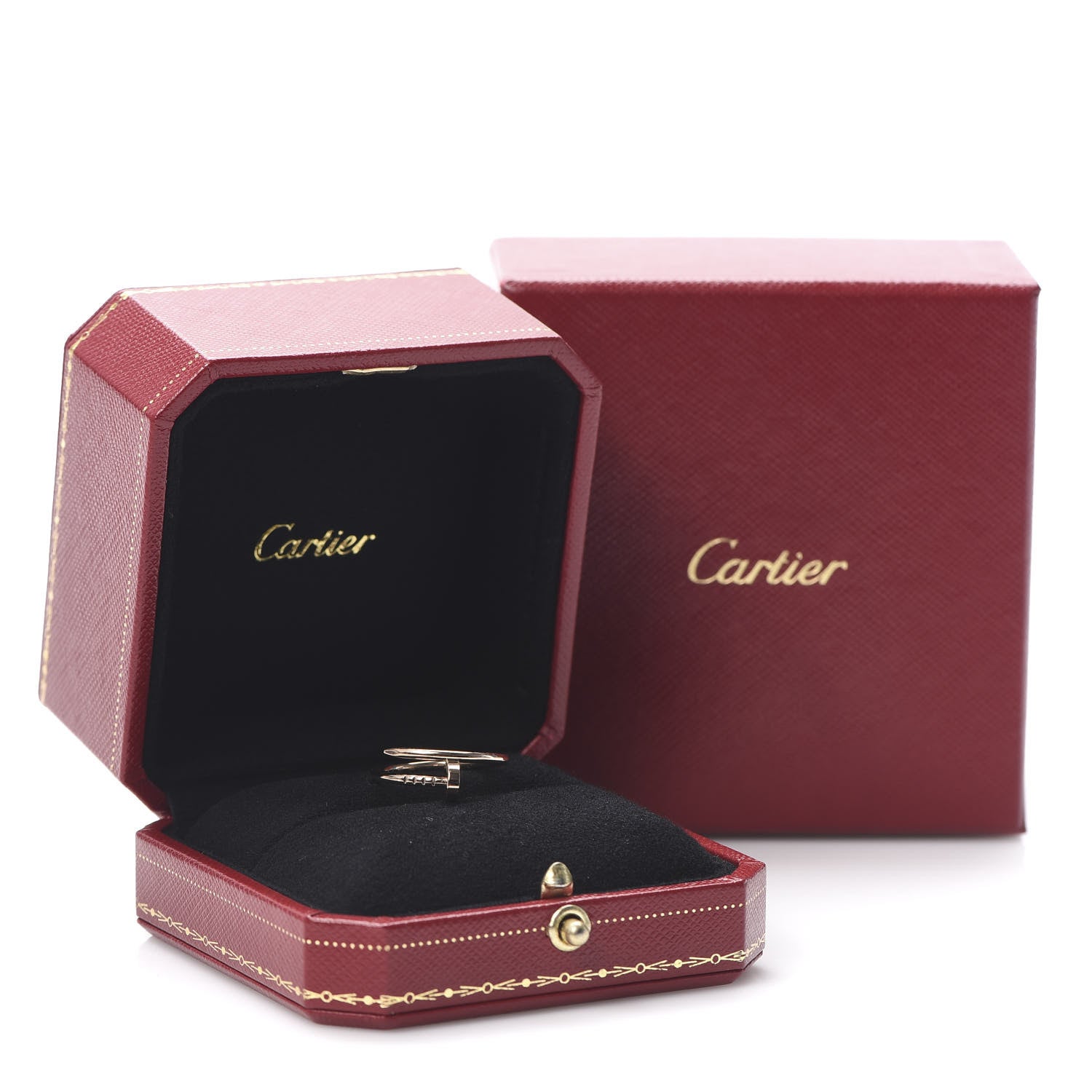 Cartier 18K Pink Gold Small Juste Un Clou Ring 51 5.75 6 of 6