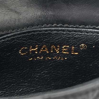 Chanel Aged Calfskin Quilted 2.55 Reissue Flap Belt Bag Clutch Black 6 of 11