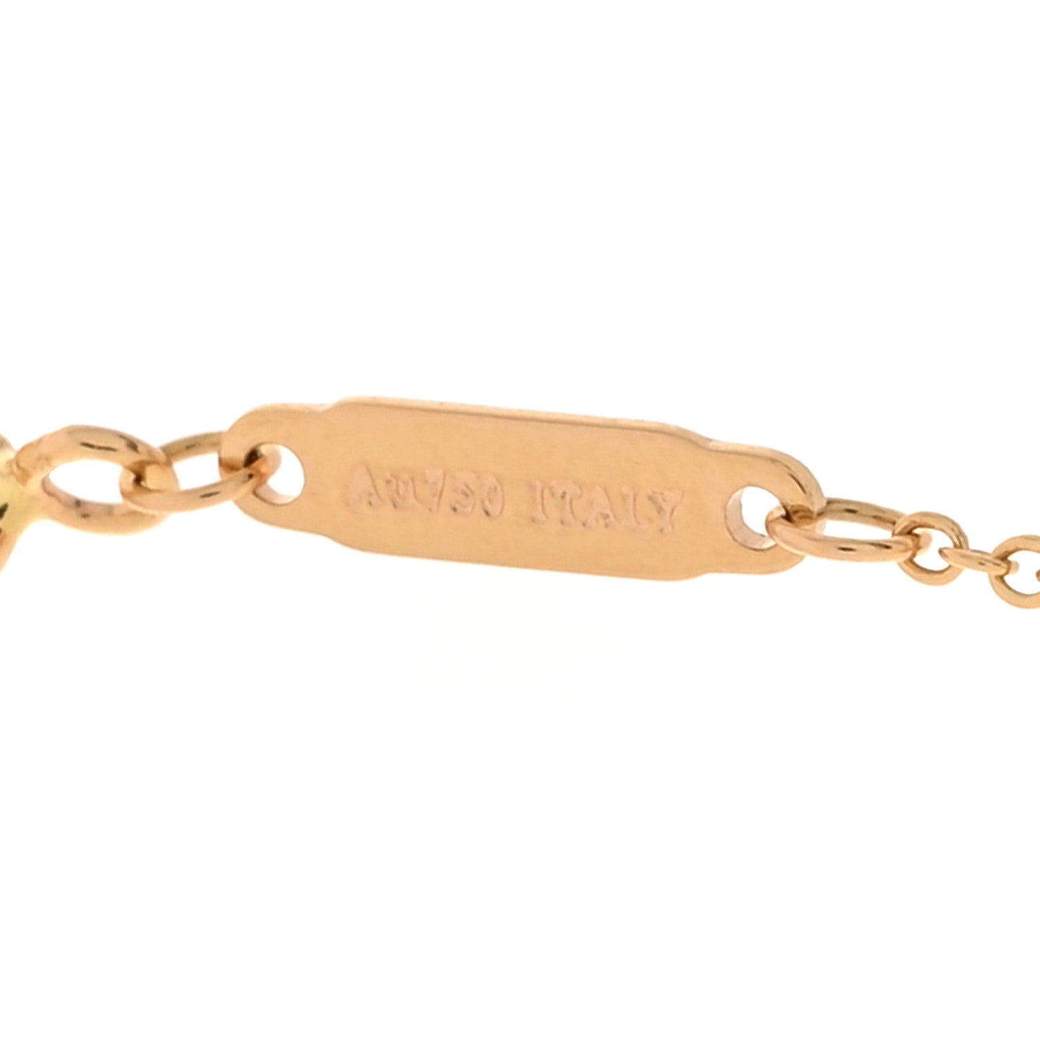 Tiffany 18K Rose Gold Diamond Mini T Smile Pendant Necklace 5 of 7