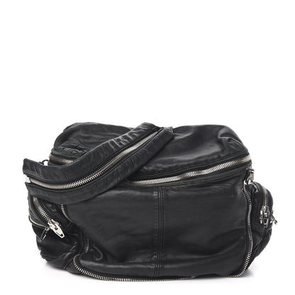 Alexander Wang Washed Lambskin Jane Black 1 of 8