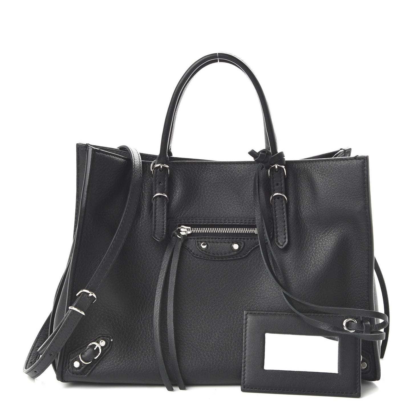 Veau Papier A6 Zip Around Tote Black