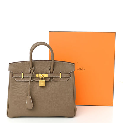 Hermes Togo Birkin 25 Etoupe 11 of 11