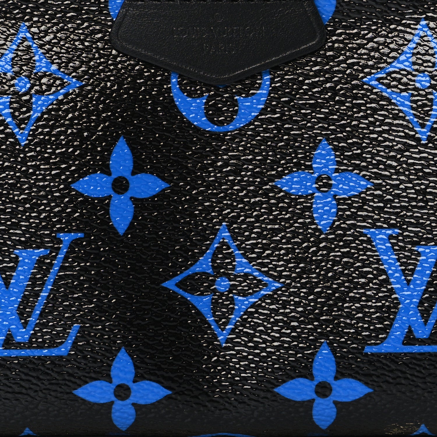 Louis Vuitton Colored Monogram Mini Pochette Accessories Blue Black 7 of 9