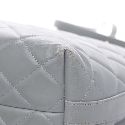 Dolce & Gabbana Lambskin Quilted Tote Grey 9 of 16