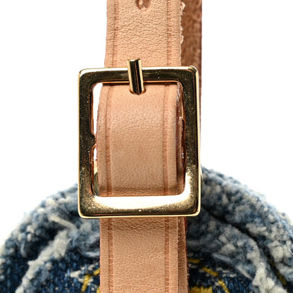 Louis Vuitton Monogram Denim Carryall Luggage Tag Blue 3 of 3