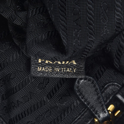 Prada Tessuto Nylon Nappa Shoulder Bag Black 8 of 12