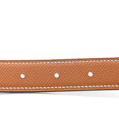 Hermes Swift Epsom 24mm Mini Constance Guilloche H Belt 90 Black Gold 5 of 6