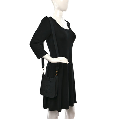 Hermes Taurillon Clemence Evelyne TPM Black 2 of 9