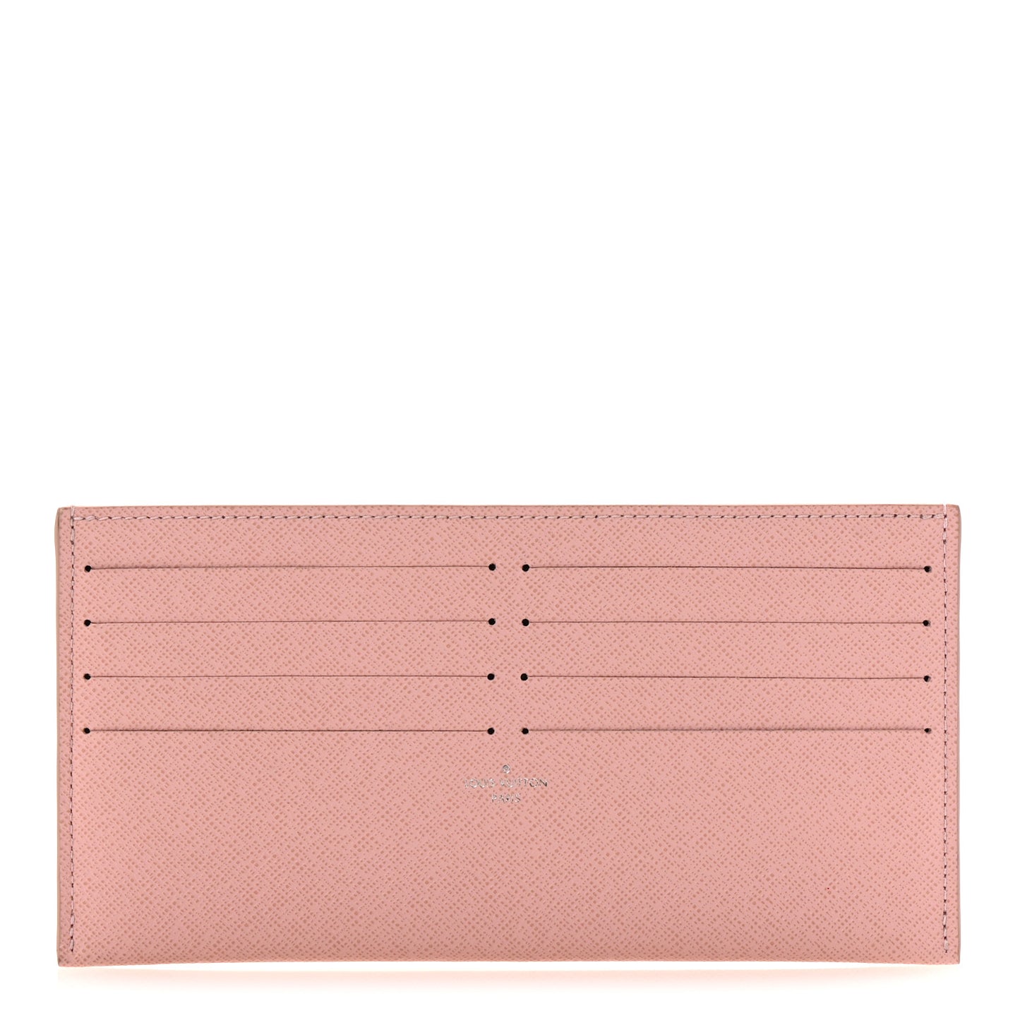 Calfskin Felicie Card Holder Insert Rose Ballerine