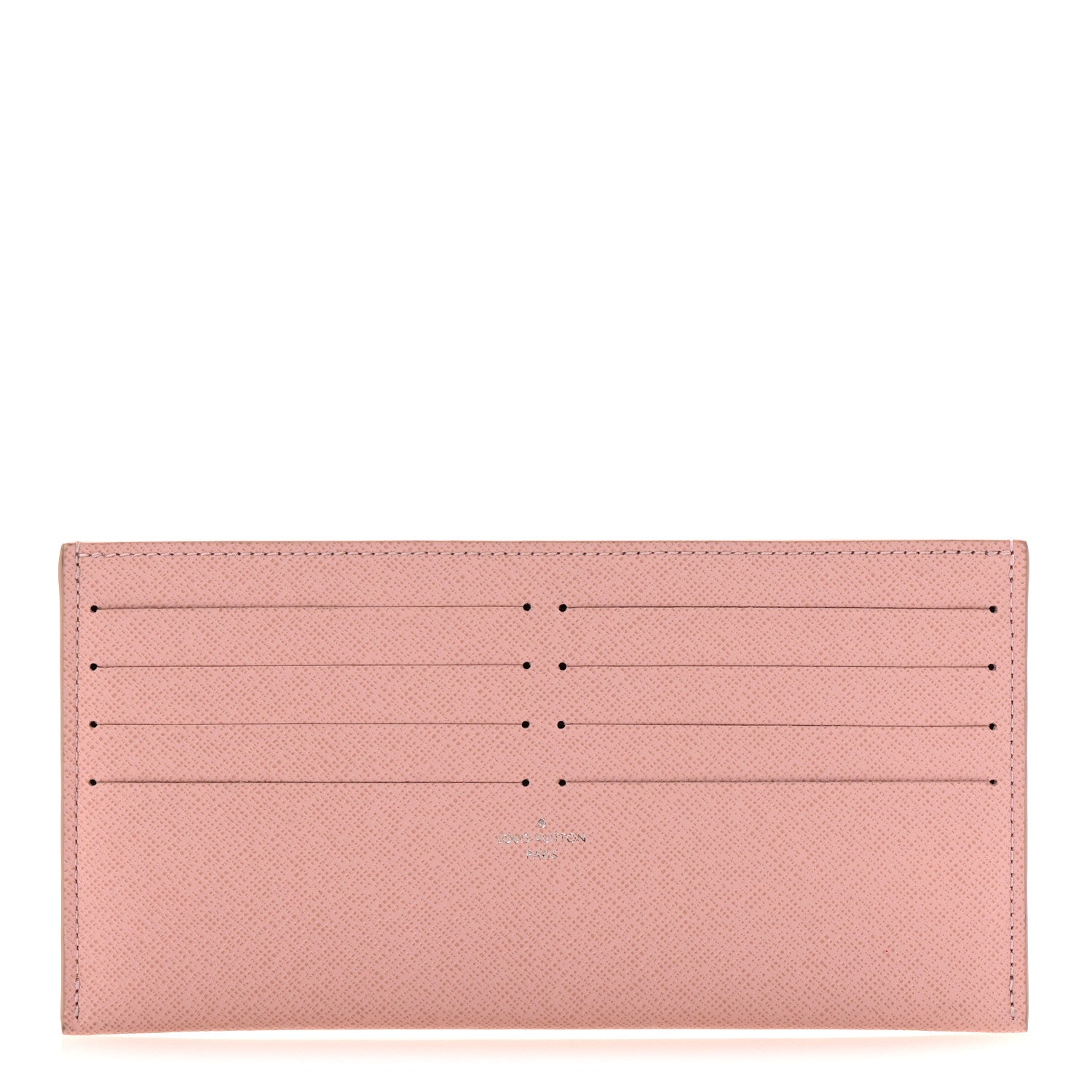 Louis Vuitton Calfskin Felicie Card Holder Insert Rose Ballerine 1 of 8