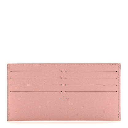 Louis Vuitton Calfskin Felicie Card Holder Insert Rose Ballerine 1 of 8