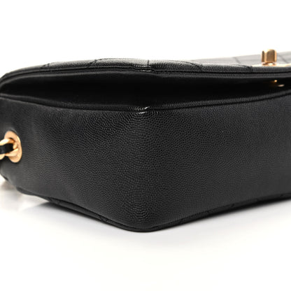 Chanel Caviar Quilted Medium Fashion Therapy Flap Bag Black 6 of 10