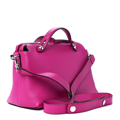 Fendi Vitello Dolce Medium By The Way Boston Bag Magenta 3 of 13
