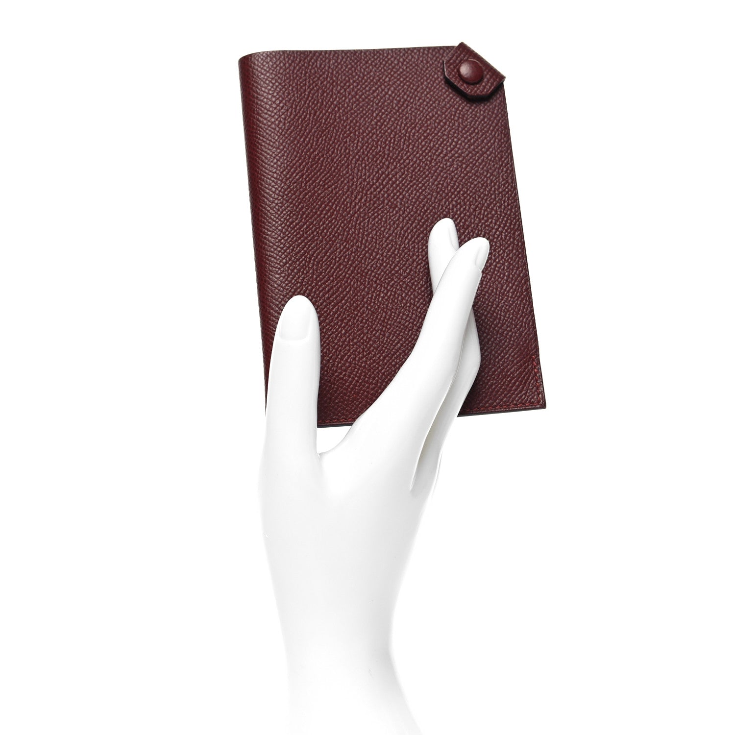 Hermes Epsom Tarmac PM Passport Holder Rouge H 2 of 8