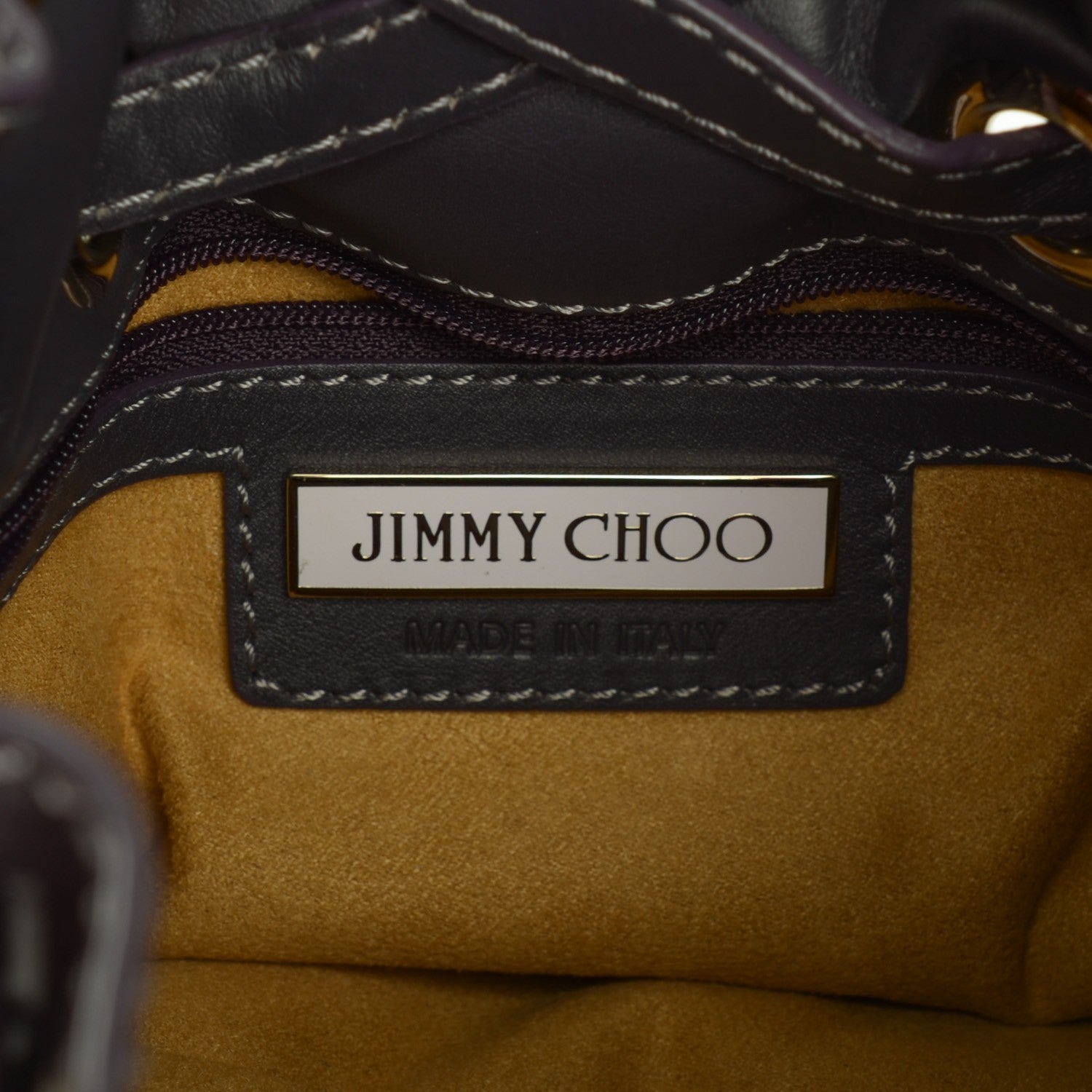 Jimmy Choo Patent Studded Mini Riki Steel Lavender 6 of 7