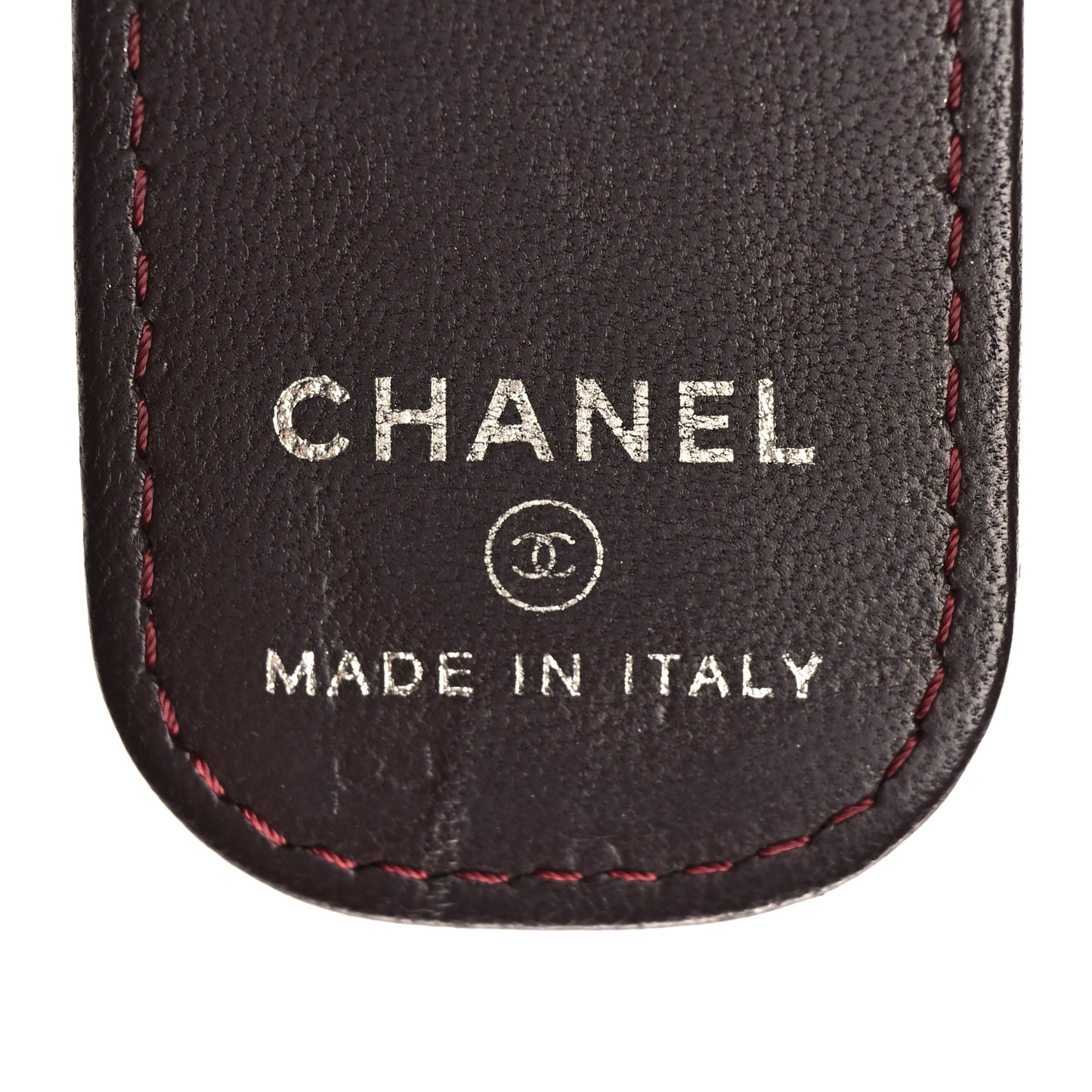Lambskin Quilted Money Clip Black