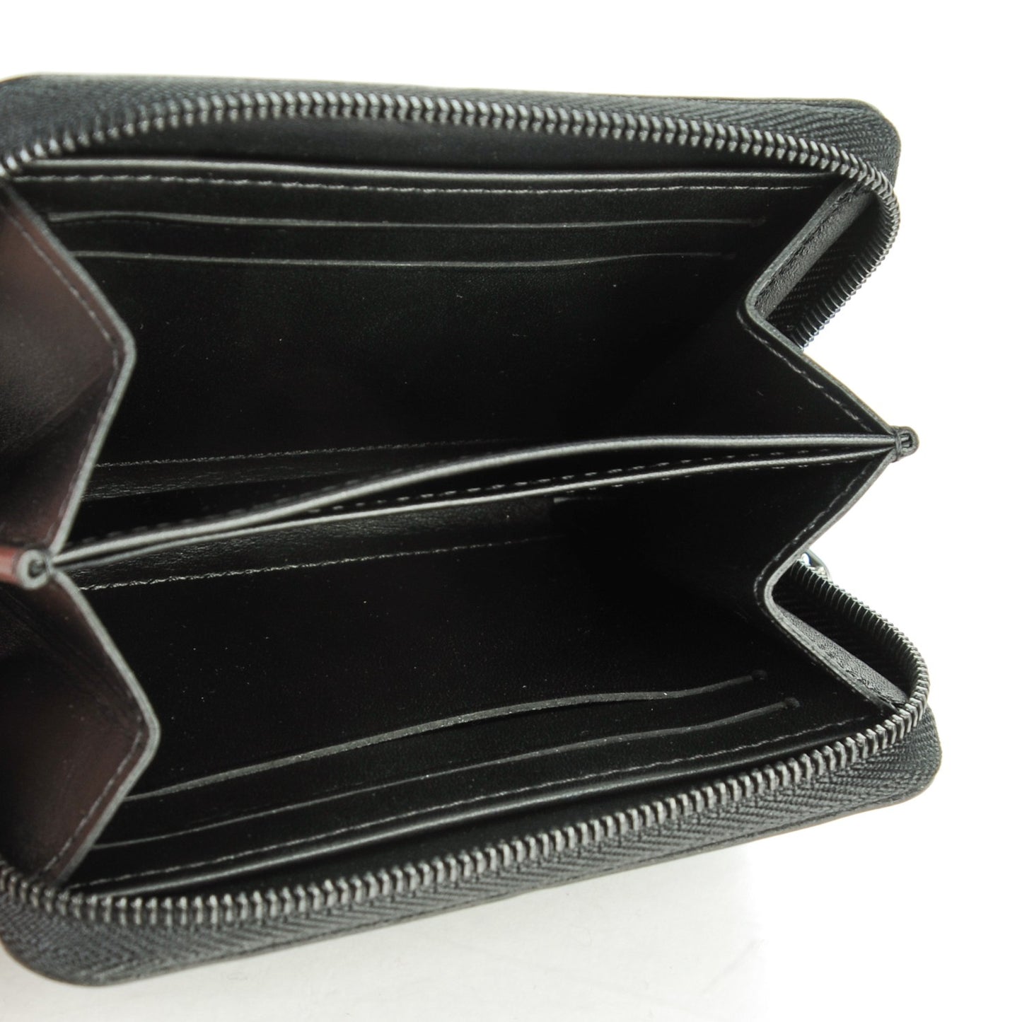 Vernis Zippy Coin Purse Wallet Noir Magnetique
