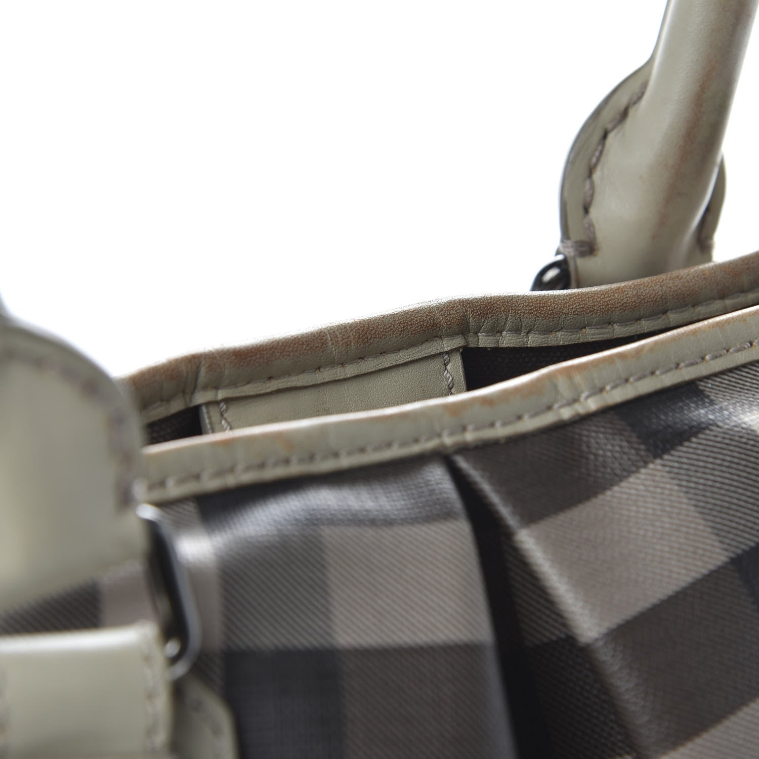 Burberry Smoked Check Small Northfield Tote Trench 11 of 14