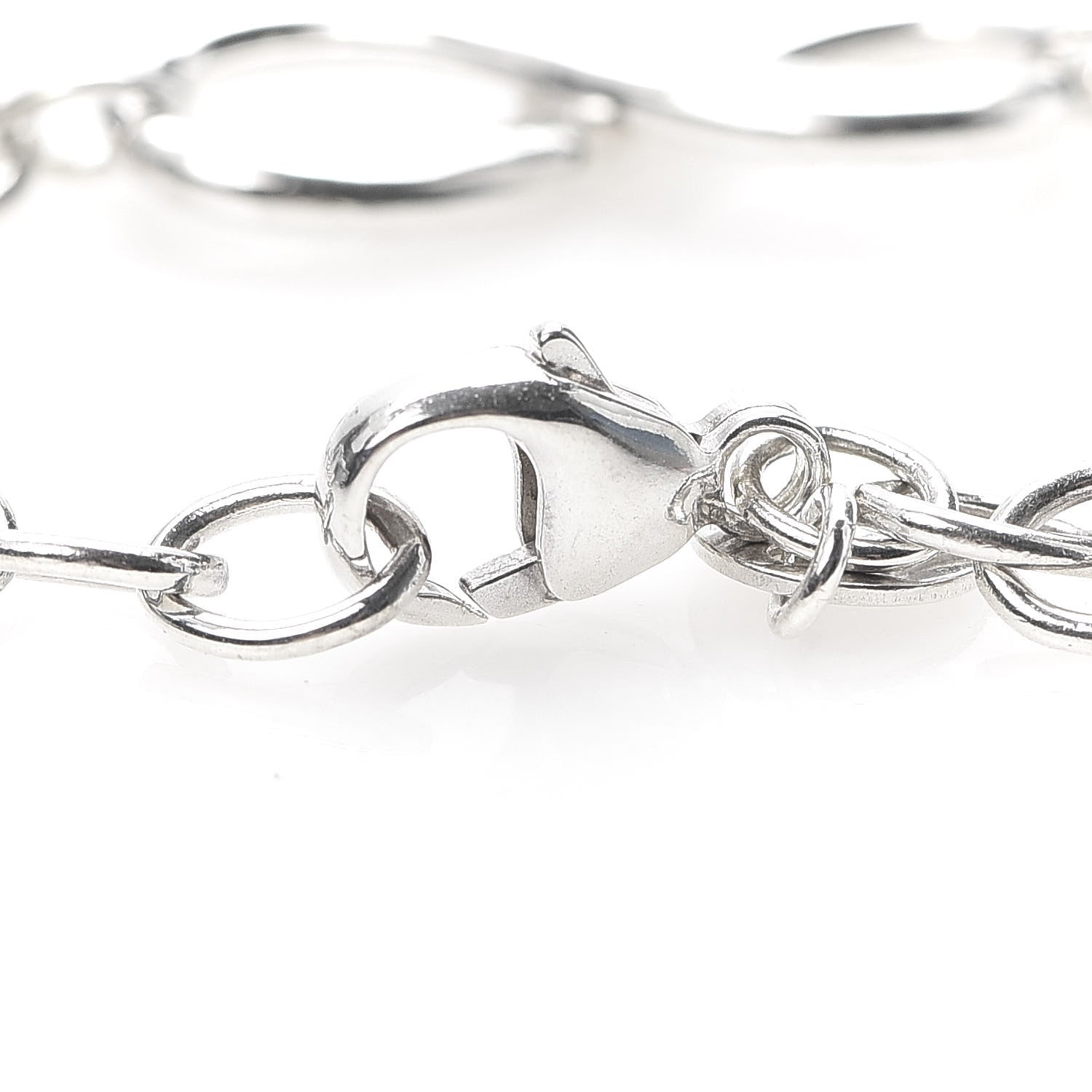 Tiffany Sterling Silver Infinity Chain Bracelet 4 of 6