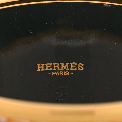 Hermes Enamel Printed Extra Wide Brazil Bracelet 70 4 of 5
