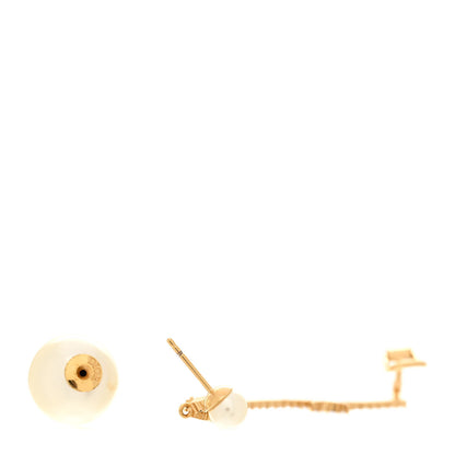 Christian Dior Pearl Star Earring Gold 3 of 4